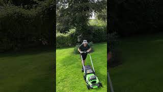 Mowing With the Greenworks 60V 51cm Self Propelled Lawnmower [upl. by Bred]