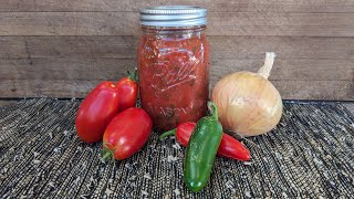 Pico de Gallo Canned Salsa a great beginner recipe [upl. by Sugar493]