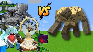 Mutant HUSK Vs All Mowzies Mobs in Minecraft [upl. by Kolodgie]