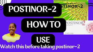 How do I use postinor2 [upl. by Eekaz]