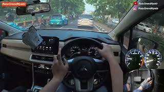 689  PADAT RAMAI SEMRAWUT JADI SATU  XPANDER ULTIMATE CVT  POV DRIVING INDONESIA [upl. by Ardnekan]