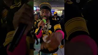 TRAE FLOCKA ROCKING THE STEELERS SHOW W THE MID SOUTH STEELER NATION steelers BOKC GRIPSTARZ [upl. by Nolat]