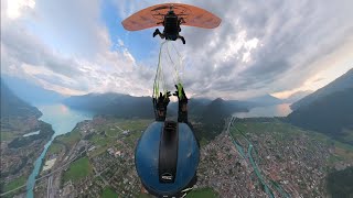 DBag show run above interlaken raw footage [upl. by Annelg]