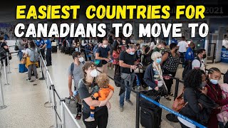 10 Easiest Countries For Canadians to move to in 2024 [upl. by Ahsetel]