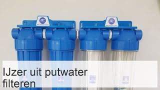 Water op de juiste manier zuiveren van ijzer [upl. by Manly]