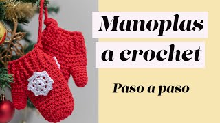 CÓMO TEJER MANOPLAS A CROCHET CUALQUIER TALLA Tutorial Paso a Paso [upl. by Marguerite561]