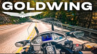 Honda Goldwing DCT first ride [upl. by Eenert]