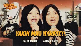 ARAFAH amp HALDA NYANYI LAGU DRUNK TEXT ATAU DRUNK NYANYI LAGU [upl. by Atinwahs]