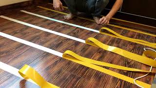 EUROX 20mm Vinyl Flooring  Double Sided Tape Installation [upl. by Bullard]