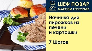 Начинка для пирожков из печени и картошки  Рецепт от шеф повара Максима Григорьева [upl. by Mmada]