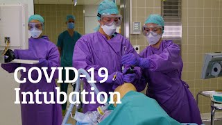 Intubation of suspected COVID19 patients English [upl. by Wagner]