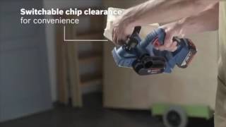 Bosch GHO 18 V LI Professional Cordless Planer  Product Overview [upl. by Anej]