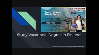 Study Vocational Degree in Finland কিভাবে ফিন্ডল্যান্ড যাবেন [upl. by Lucky]