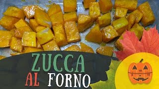 ZUCCA al FORNO  Come pulire tagliare e sbucciare la zucca [upl. by Bax]