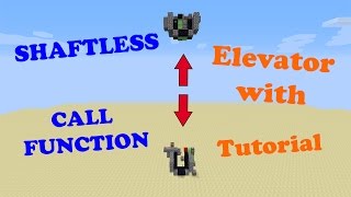 Shaftless Elevator With Call Function  Minecraft 111 [upl. by Latsyrcal]