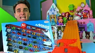 Thomas amp Friends MINIS 50Pack  Hot Wheels Super Six Lane Race   Toy Unboxing  Konas2002 [upl. by Jojo]