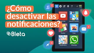 Cómo desactivar las notificaciones de una aplicación en 4 pasos  taBleta [upl. by Monika214]