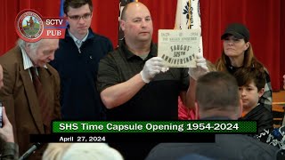 Saugus High School Time Capsule 19542024 [upl. by Naul]