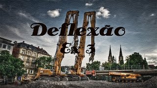 Resistência dos materiais Deflexão Exercício 3 [upl. by Ttennaej202]