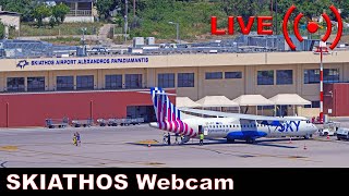 🔸 Skiathos LIVE Webcam 247 LGSK Airport [upl. by Paradies]