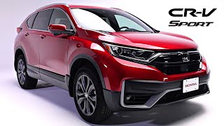 New 202122 Honda CRV Sport Review  Great Family SUV [upl. by Ydak]