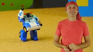 DISCO DANCING TOYS  Robocar Poli Toys SONG [upl. by Eniruam]