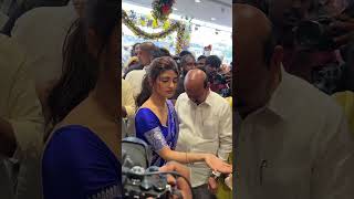 sreeleela at south India shopping mall openingtrending viralvideo filmeezone [upl. by Eked]