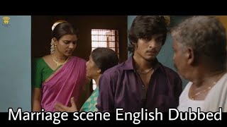 Tamil movie english dubbed  VADA CHENNAI MARRIAGE SCENE ENGLISH DUBBED😂 [upl. by Etteve]