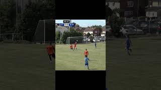 Offside Trap Beaten Shot Hits The Bar GOAL shorts [upl. by Noira756]