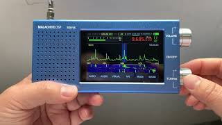 Malachite Malahit DSP SDR Receiver V5 receiving MW SW and FM Radio [upl. by Adniuqal569]