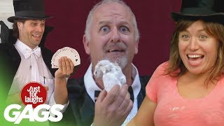 Best Magic Tricks Pranks  Best of Just for Laughs Gags [upl. by Dennett]