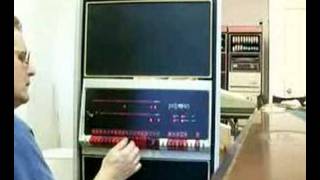 PDP1140 minicomputer running a program [upl. by Nai]