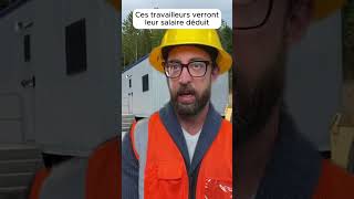 Ces travailleurs verront leur salaire déduit foryou youtubeshorts funny fake situation ⚠️ [upl. by Zetnom978]