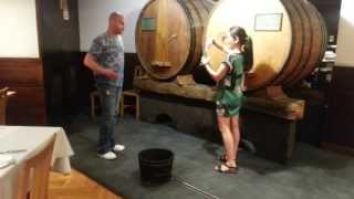 How to Pour Cider in Spain [upl. by Wandie]