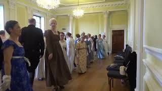 Hull Regency Dancers learning and performing at Normanby Hall [upl. by Areik]