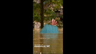 Major Flooding in Ashevilles Biltmore Villiage [upl. by Arundell]