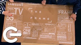 Unboxing Samsung The Frame 4K TV  The Gadget Show [upl. by Gilbart]