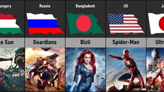 Superhero Movies From Different Countries [upl. by Boniface]