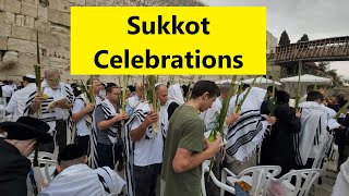 Ethiopian Jews Dancing at the Western Wall  Wailing Wall in Jerusalem During Sukkot Zahi Shaked [upl. by Pulchia188]