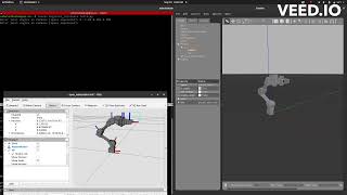 Forward Kinematics of OpenManipulatorX  Gazebo amp Rviz simulation [upl. by Adham]