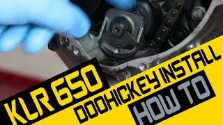 THE BEST KLR650 DOOHICKEY INSTALL VIDEO ON YOUTUBE  AVOIDED CERTAIN DISASTER [upl. by Matejka]