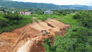 Montego Bay Bypass Construction Fairfield Interchange and Toll Plaza Montegobaybypass mobay [upl. by Suivatal]