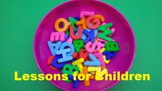 ABC Party Learning the Alphabet Lessons for Children by Play Dough and Surprise Toys [upl. by Ayrotal]