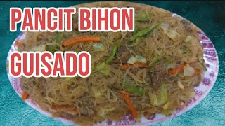 Easy Recipe Pancit bihon guisado Recipe Filipino food Yummy [upl. by Aciretahs]