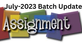 MANUU DDE Assignment July 2023 Batch  All Programme latest Update  ABC Compulsory [upl. by Lindahl911]