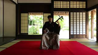 Tsugaru Shamisen using Ripple  Tsugaru Jongarabushi Kyokubiki  津軽三味線（リプル張り） 津軽じょんがら節曲弾 [upl. by Jeannette]