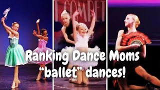 Ranking all Dance Moms ‘ballet’ dances [upl. by Evangelin]