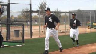 Martin Truex Jr Spring Training with Chicago White Sox [upl. by Naelcm128]