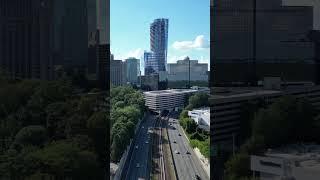 Buckhead on the move atlanta buckhead skyline travel road car drone shorts viral usa [upl. by Treble]