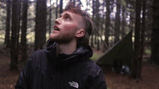 Solo Forest Wild Camping in the Rain [upl. by Ennayhc245]